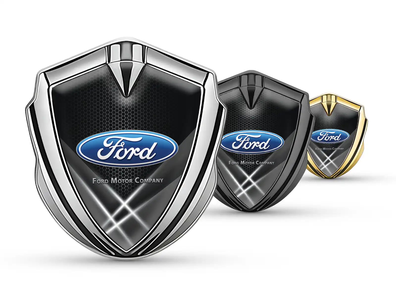 Ford Metal Emblema Insignia Mínimo Forma Global Ajuste